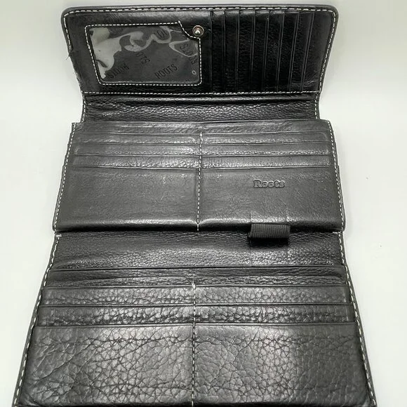 Large Roots Leather Wallet - Picture 4 of 8